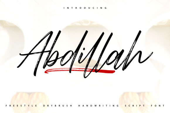 Abdillah: A Script Handwritten Font with Timeless Warmth