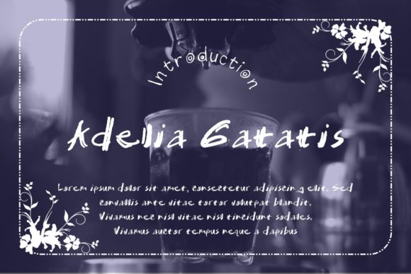 Adelia Gatatis: A Script Handwritten Font That Makes Campaigns Feel Human