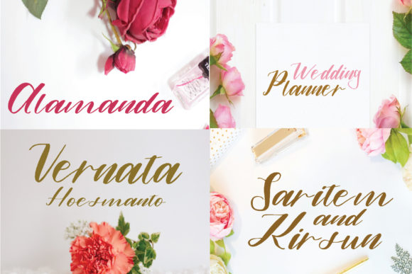 Alamanda: A Script Handwritten Font for Elegant Brand Identity
