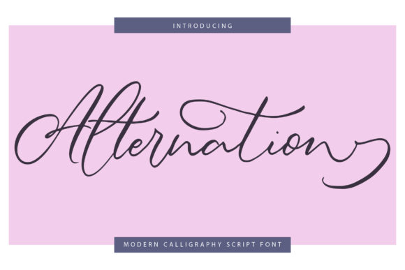 Alternation: A Script Handwritten Font for Timeless Branding