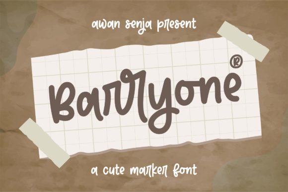Barryone: A Script Handwritten Font for Authentic Branding