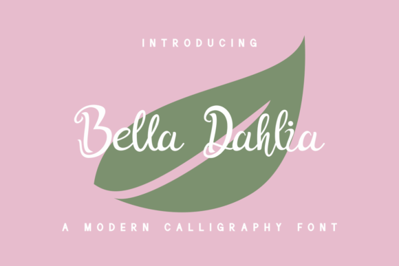 Bella Dahlia: A Script Font for Creative Handmade Design