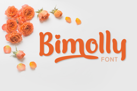 Bimolly: A Sweet & Quirky Script Handwritten Font for Makers