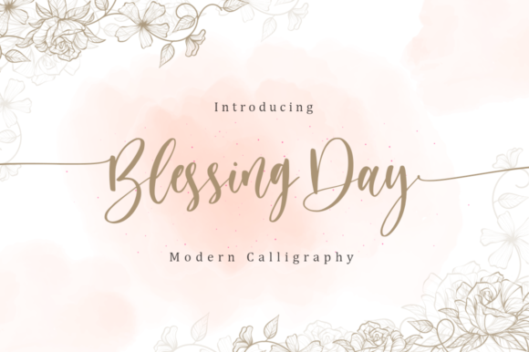Blessing Day: A Delicate Script Handwritten Font for Brand Elegance