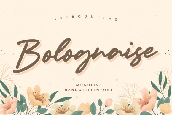 Bolognaise: A Script Handwritten Font for Desi Branding That Stands Out