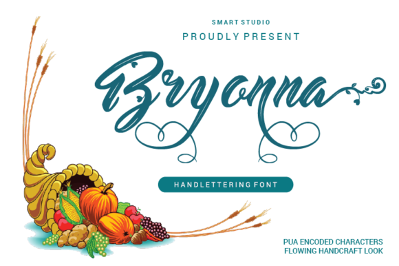 Bryonna: An Elegant Script Handwritten Font for Brand Identity