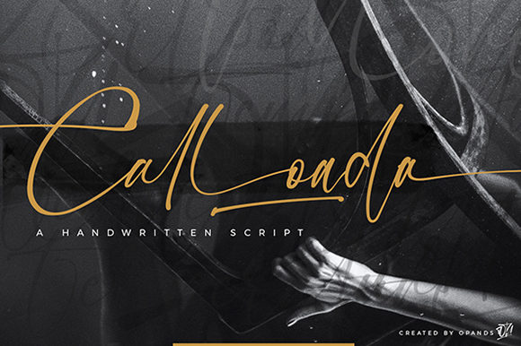 Calloada: A Classy Handwritten Font for Modern Design