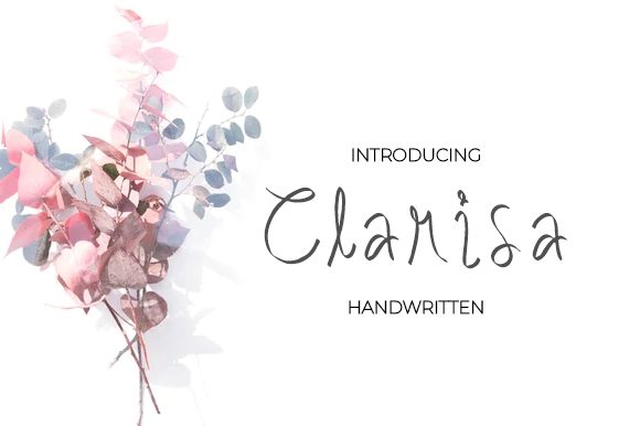 Clarisa: A Script Handwritten Font for Authentic Branding and Campaign Design