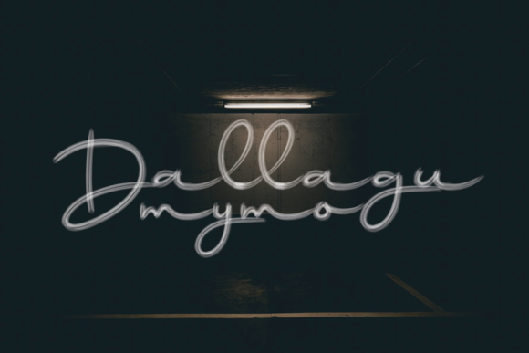 Dallagu Nymo: A Flowing Handwritten Font for Timeless Brand Identity