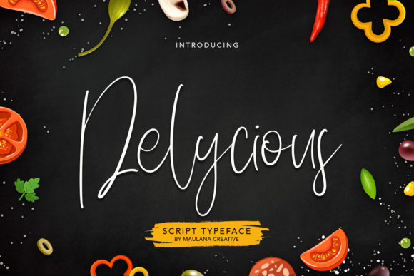 Delycious Script Handwritten Font for Elegant Craft Projects