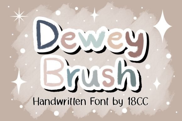 Dewey Brush: A Handwritten Font for Editorial Elegance