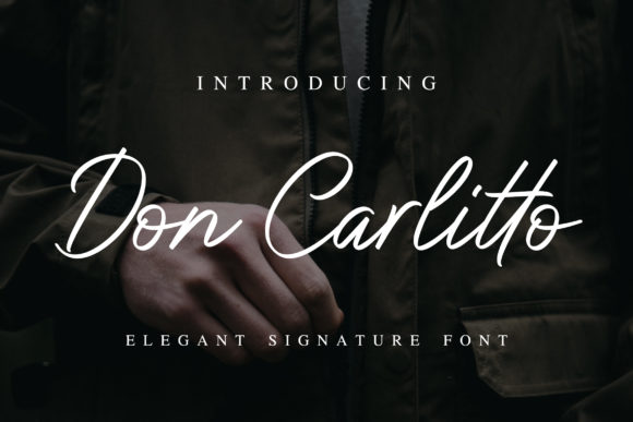 Don Carlitto: A Script Handwritten Font That Elevates Campaign Messaging