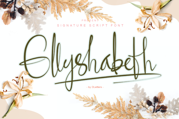 Ellyshabeth: A Script Handwritten Font for Elegant Branding