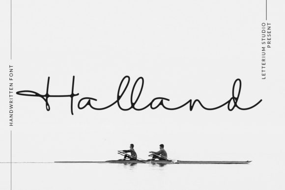 Halland: A Timeless Script Font for Creative Branding