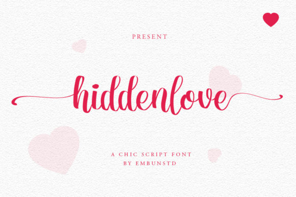 Hidden Love: Elegant Script Handwritten Font for Scroll-Stopping Visuals