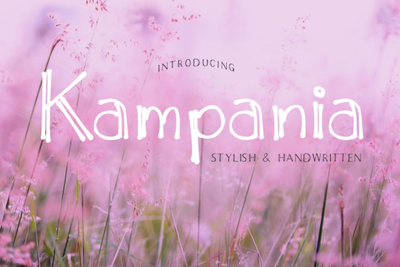 Kampania: The Font That Elevates Your Brand with a Touch of Quirk