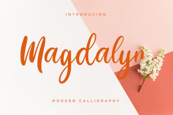 Magdalyn: A Script Handwritten Font for Elegant Digital Branding