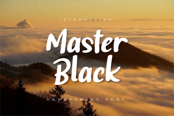 Master Black: A Script Handwritten Font for Standout Campaign Design