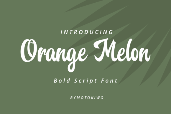 Orange Melon: A Delicate Script Handwritten Font for Timeless Branding