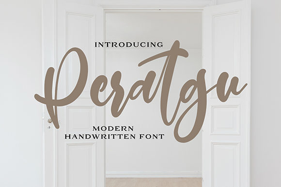 Peratgu: A Unique Script Handwritten Font for Creative Designers