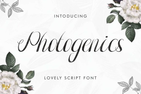 Photogenics: A Timeless Script Font for Elegant Branding