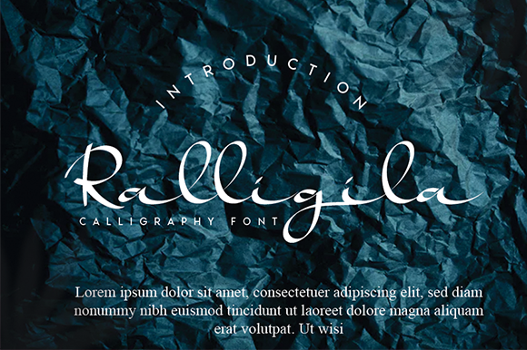 Ralligila: A Script Handwritten Font That Elevates Your Design Projects