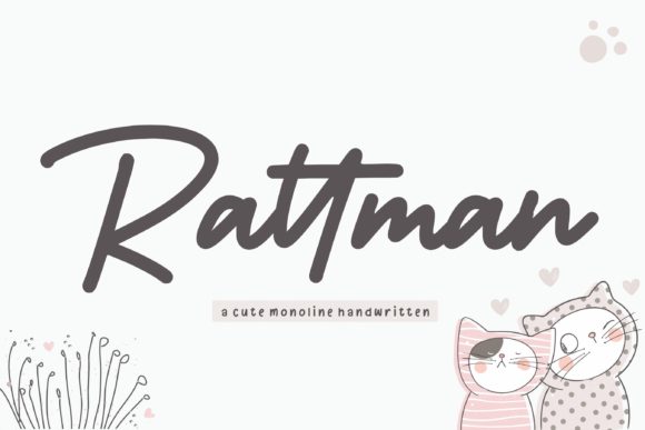 Rattman: A Flowing Handwritten Font for Scroll-Stopping Visuals