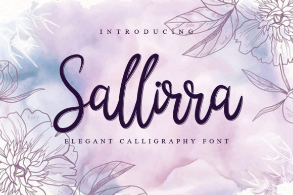 Sallirra Font: Delicate Script Handwritten Fonts for Small Business Branding