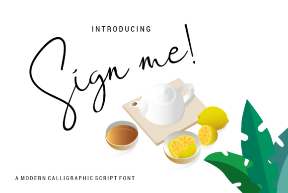 Sign Me: A Script Handwritten Font for Creative Campaigns