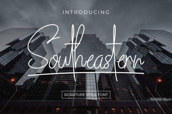 Southeastern Font: A Relaxed Script Handwritten Typeface for Campaign Design
