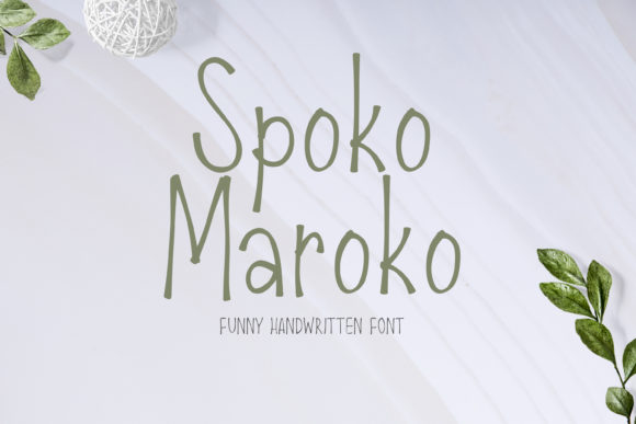 Spoko Maroko: A Sweet Handwritten Font for Warm, Human-Centered Web Design