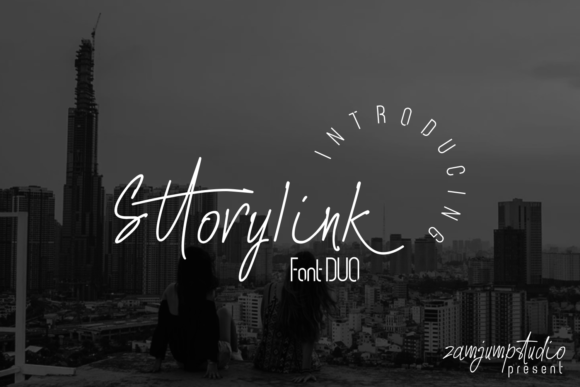 Sttorylink: A Script Handwritten Font That Elevates Your Brand