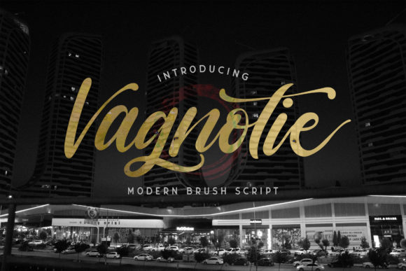 Vagnotie: A Script Handwritten Font for Creative Crafters