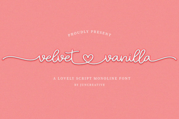 Velvet Vanilla: Elegant Script Handwritten Font for Designers